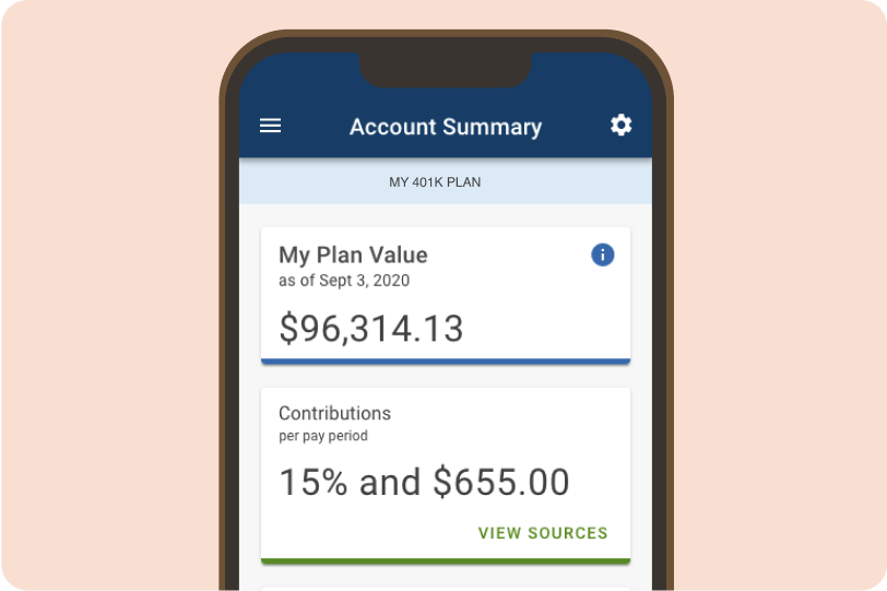 Retirement services app